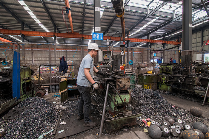 长沙网架配件-螺栓球加工车间